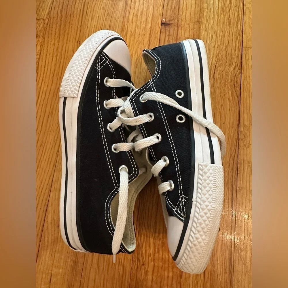 Converse Chuck Taylor All Star Low-Top Sneaker - Little Kid - Black Sz 2.5